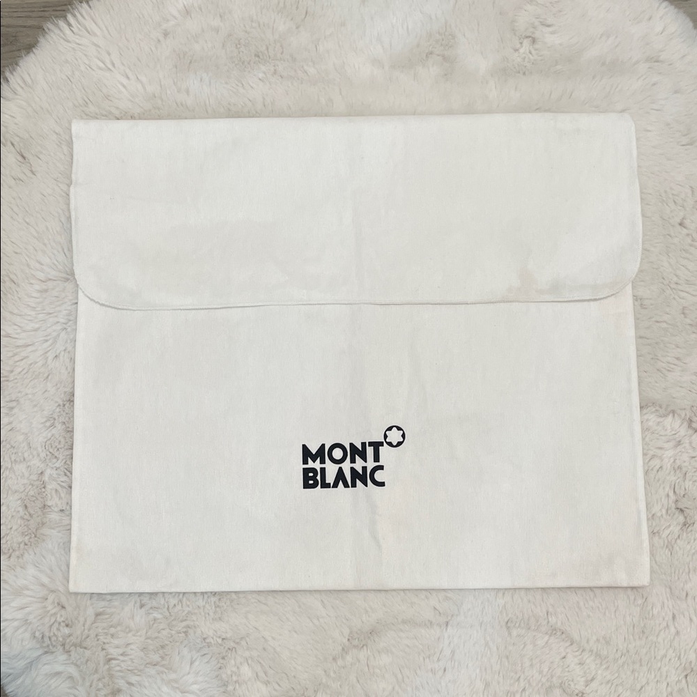 Montblanc White Pouch with Logo